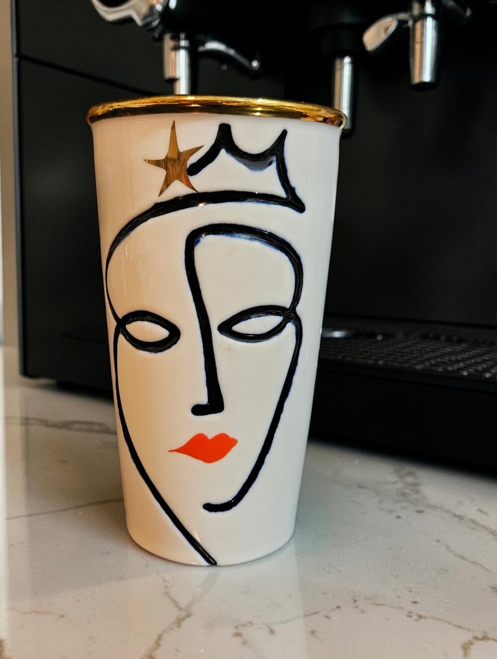 Starbucks 2015 Anniversary Crown Siren Traveler, Limited-edition, 10 fl oz